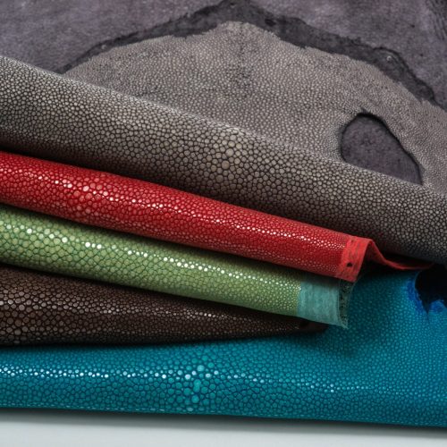 Stingray leather exotic hide in five colors